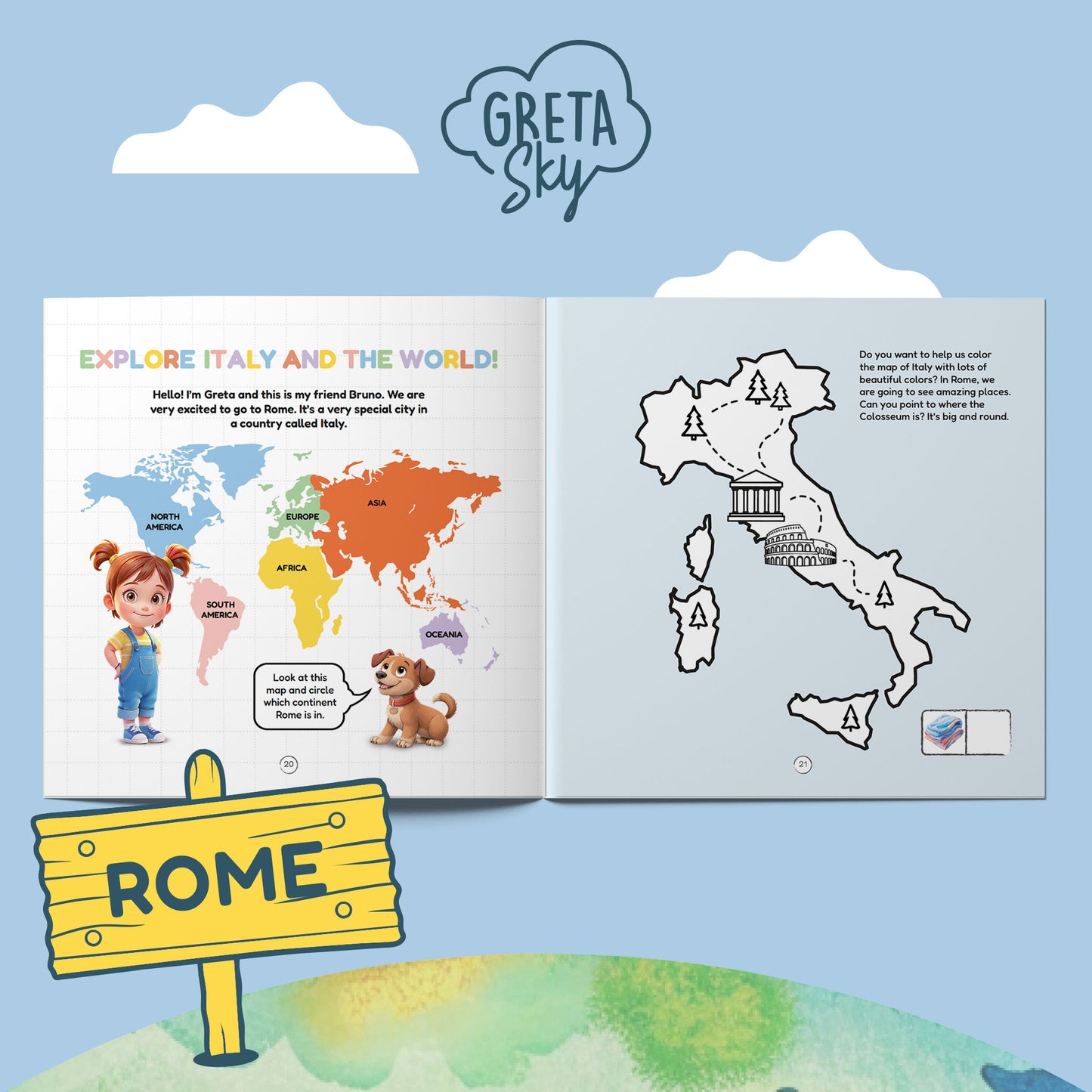 Rome Travel Activities for Kids