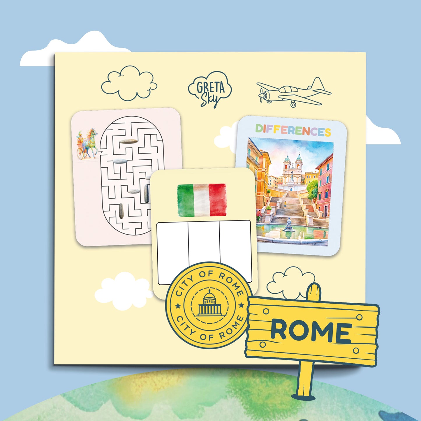 Rome Travel Activities for Kids